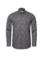 Slim-Fit Paisley Dress Shirt