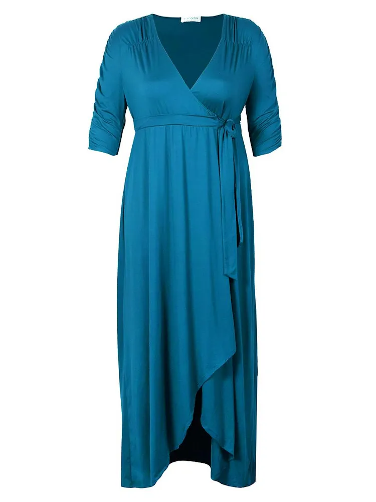 Plus Meadow High-Low Maxi Dress