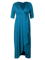 Plus Meadow High-Low Maxi Dress