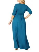 Plus Meadow High-Low Maxi Dress