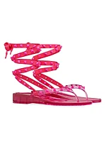 Rockstud Rubber Thong Sandals With Matching Studs