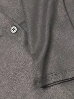 Metallic Button-Front Shirt