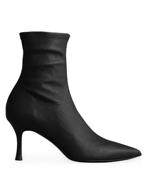 Brea 75MM Leather Booties