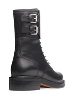 Leather Moto Boots