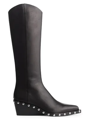 Santiago 60MM Leather Knee-High Boots