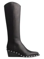 Santiago 60MM Leather Knee-High Boots