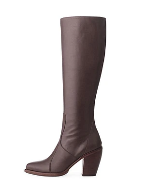 Mustang 55MM Leather Knee-High Boots