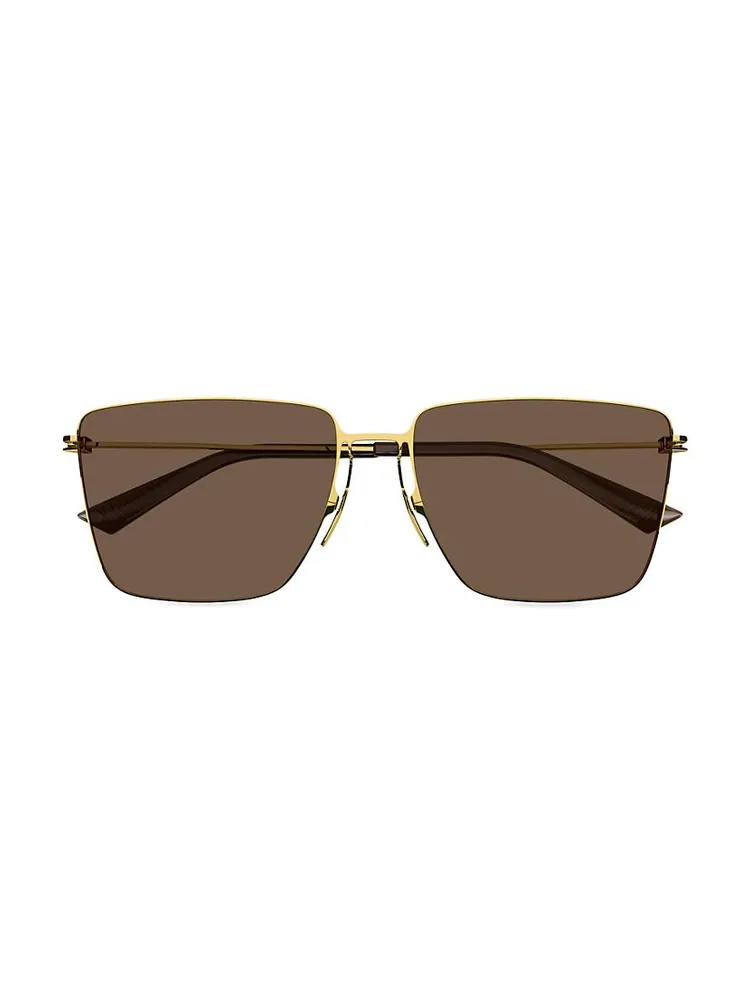 Thin Triangle 51MM Square Sunglasses