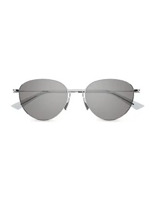 Thin Triangle 51MM Round Sunglasses