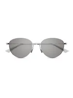 Thin Triangle 51MM Round Sunglasses