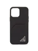 Saffiano Leather Cover For Iphone 14 Pro Max