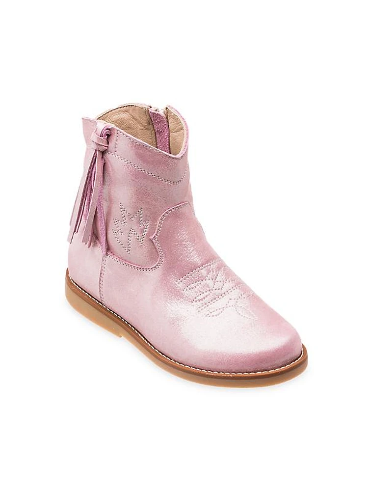 Baby Girl's, Little Girl's & Girl's Hannah Suede Western Boots