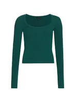 Modal Rib-Knit top