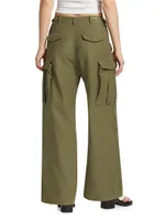 Wide-Leg Cargo Pants