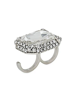 Knuckle Duster Princess Ring In Metal