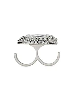 Knuckle Duster Princess Ring In Metal