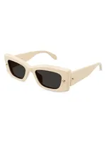 51MM Spike Studs Rectangular Sunglasses
