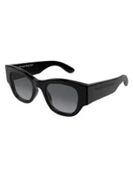 50MM Gradient Rectangular Sunglasses