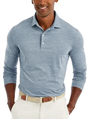 Swing Long-Sleeve Polo Shirt