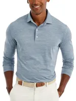 Swing Long-Sleeve Polo Shirt