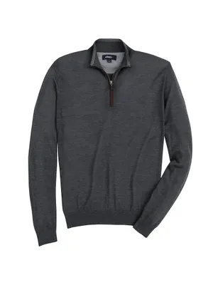 Baron Quarter-Zip Merino Wool-Blend Sweater