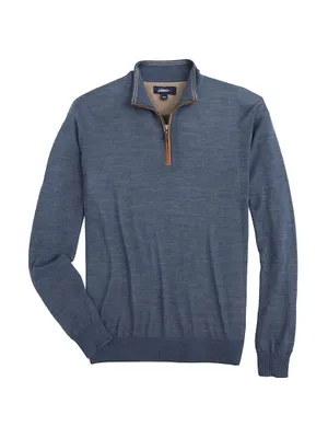 Baron Quarter-Zip Merino Wool-Blend Sweater