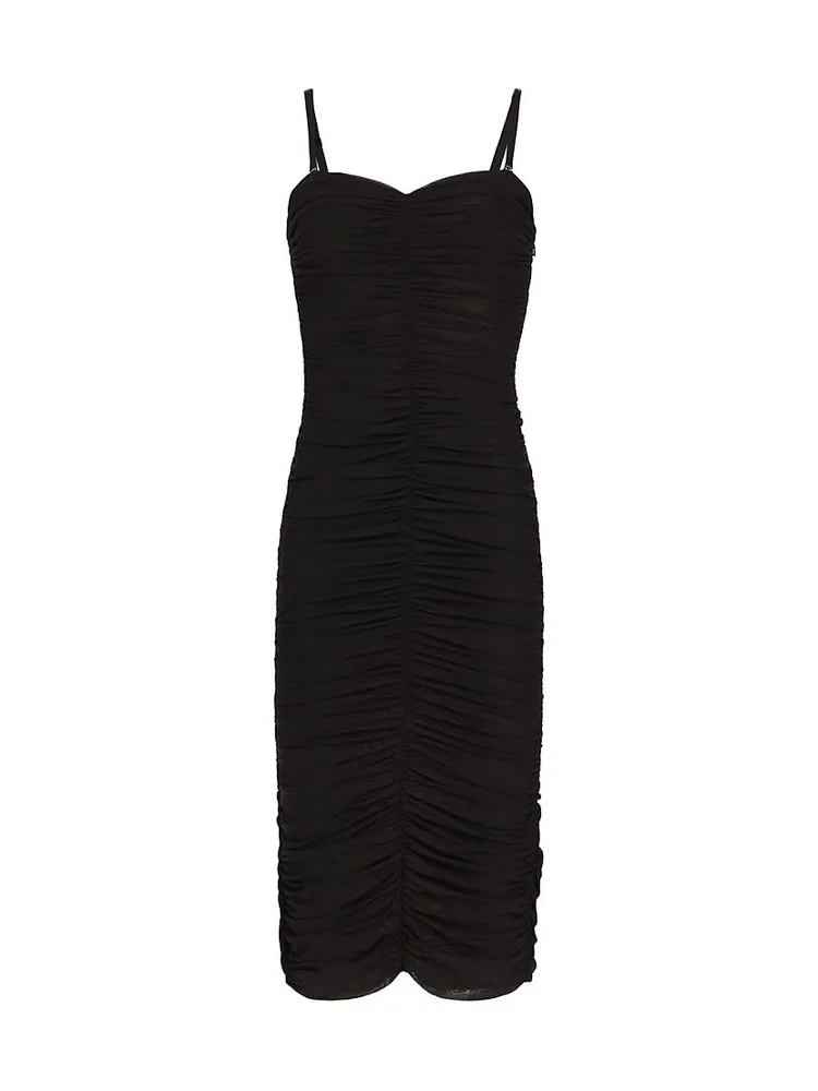 Caprice Ruched Midi-Dress