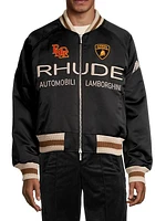 R H U D E x Lamborghini Awakening Carta Bomber Jacket