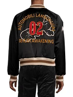 R H U D E x Lamborghini Awakening Carta Bomber Jacket