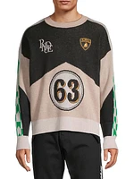 R H U D E x Lamborghini Wool-Cashmere Crewneck Sweater