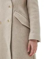 Inverraray Wool-Blend Military Coat
