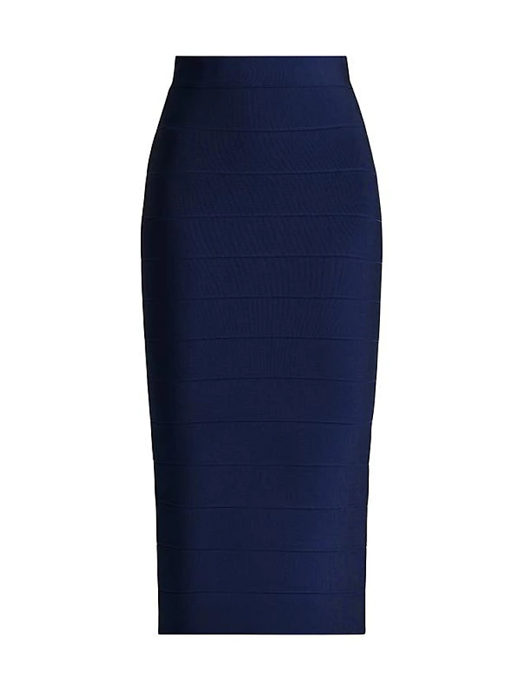 Bandage Pencil Midi-Skirt