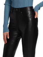Debbie Vegan Leather Skinny Pants