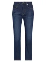 Carly High-Rise Cropped Kick Flare Jeans