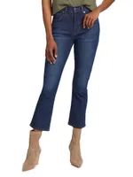 Carly High-Rise Cropped Kick Flare Jeans