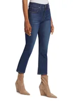 Carly High-Rise Cropped Kick Flare Jeans