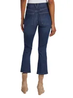 Carly High-Rise Cropped Kick Flare Jeans