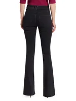 Beverly High-Rise Stretch Skinny Flare Jeans