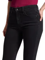 Beverly High-Rise Stretch Skinny Flare Jeans