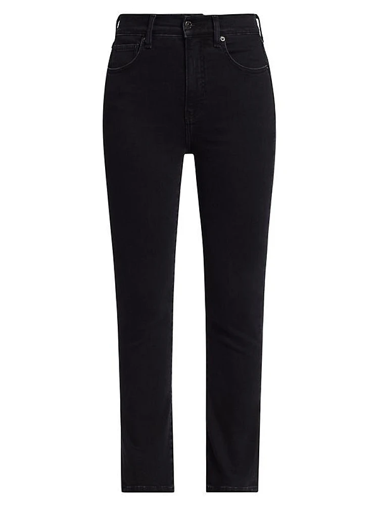 Carly High-Rise Stretch Kick Flare Jeans