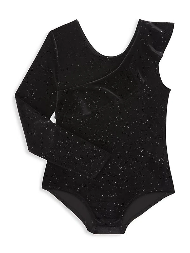 Girl's Asymmetrical Bodysuit