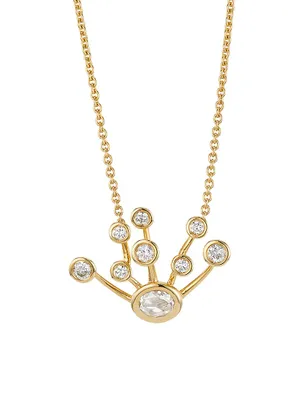 Constellation 18K Yellow Gold & 0.67 TCW Diamond Pendant Necklace