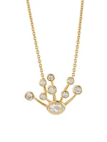 Constellation 18K Yellow Gold & 0.67 TCW Diamond Pendant Necklace