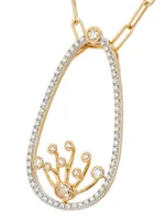 Constellation 18K Yellow Gold & 0.75 TCW Diamond Pendant Necklace