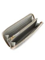 Medium Intrecciato Leather Continental Wallet