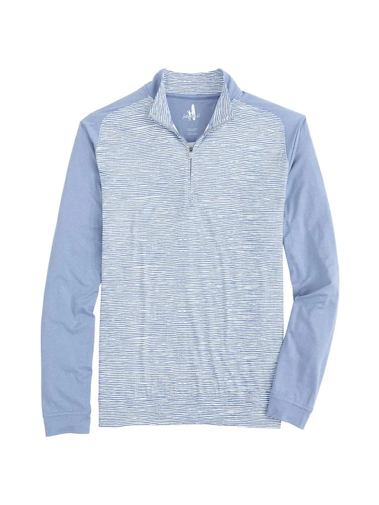 Sasser Striped Half-Zip Sweatshirt