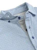Levy Geometric Polo Shirt