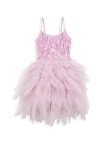 Little Girl's & Girl's Plume Tutu Dress