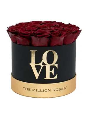 Classic Roses In Black Love Edition Box