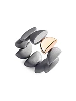 Eclisse Endless Titanium & 18K Rose Gold Ring